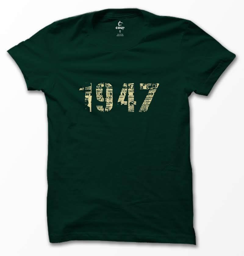 1947 COUP T Shirt Bottle Green