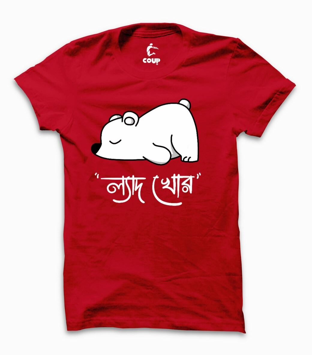 LyadhKhor Red Bengali t-shirts