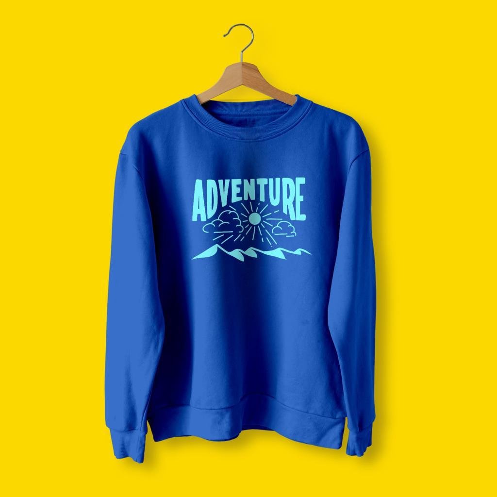 Adventure Royal Blue Sweatshirt