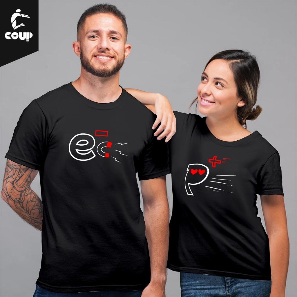 Electron Proton Chemistry COUP Black Tshirt