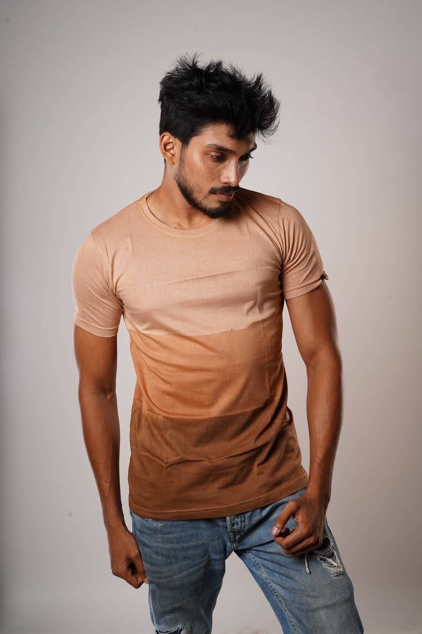 Natural Manjista Hand Dye tshirt pattern