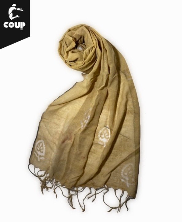 Marigold petals natural dye Muslin Scarf Summer Special