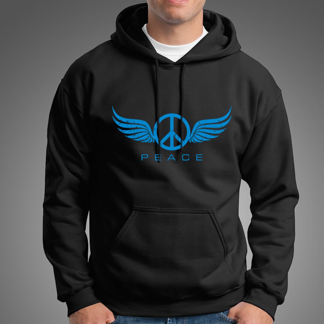 COUP Premium Black Hoodie Peace