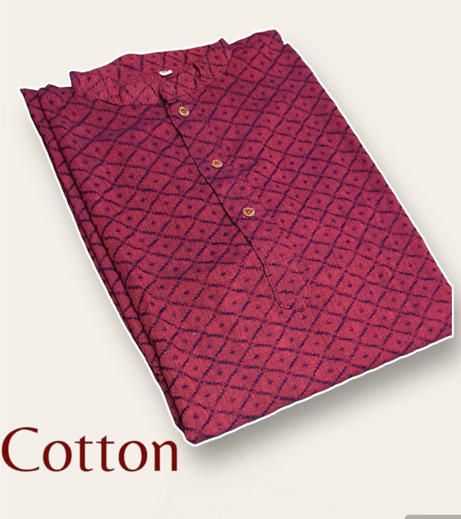 Dobby cotton purple
