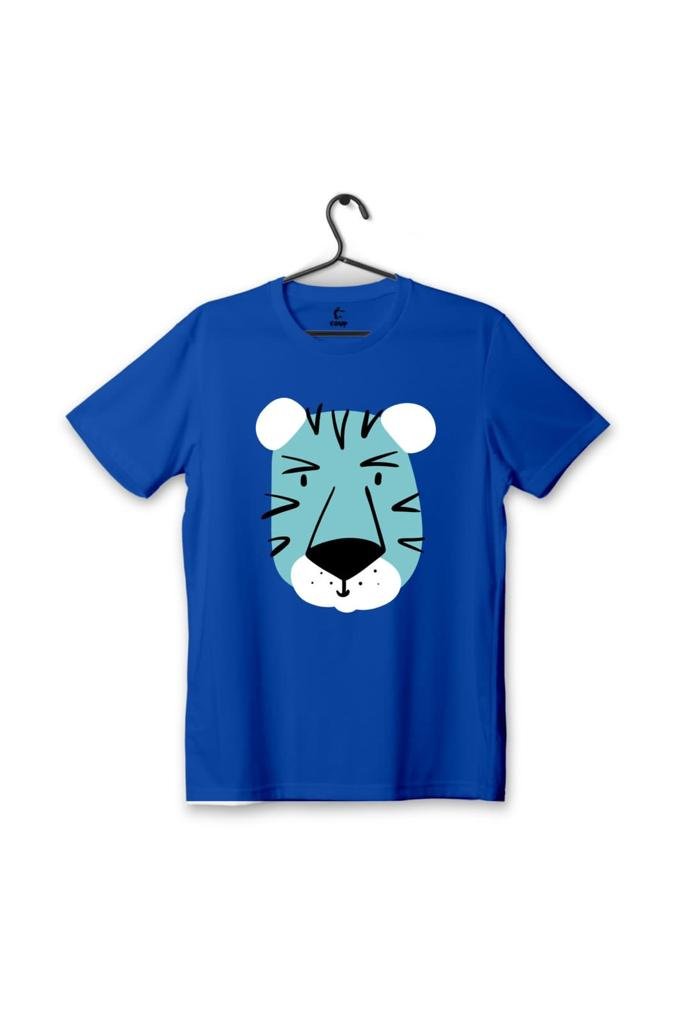 COUP Tshirt Kids Tiger Royal Blue