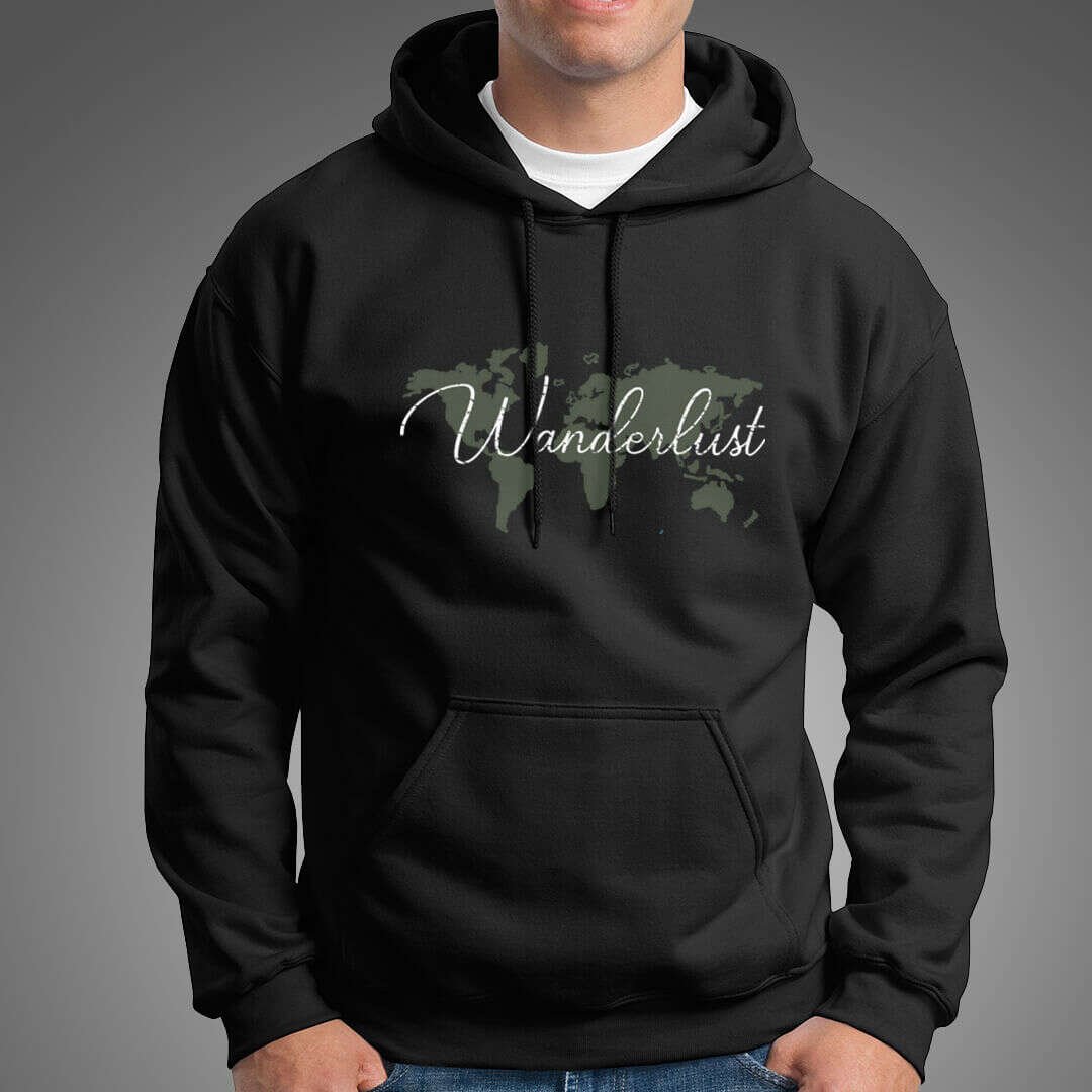 COUP Premium Black Hoodie Wanderlust