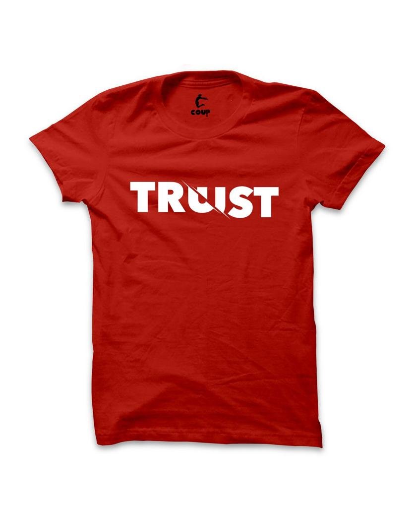 Don't break Trust Half Sleeve Cotton Tshirt