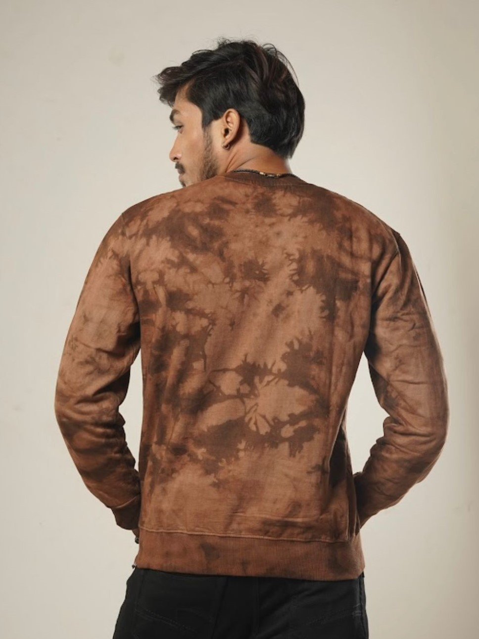 Natural Madder Hand dye Brown Sweatshirt