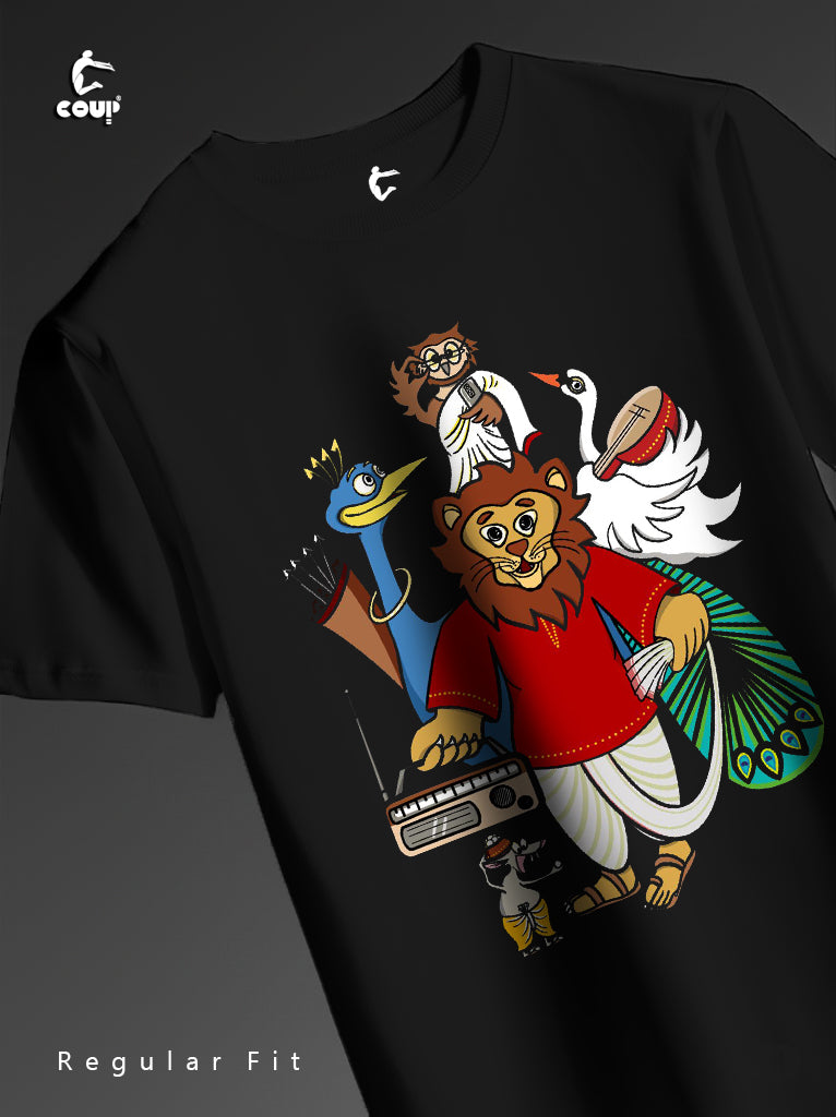 Bahon cartoon Puja tshirt