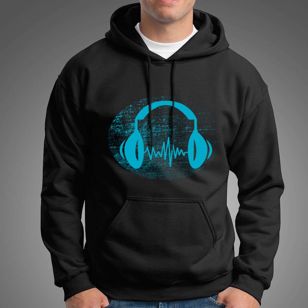 COUP Premium Black Hoodie Head phone